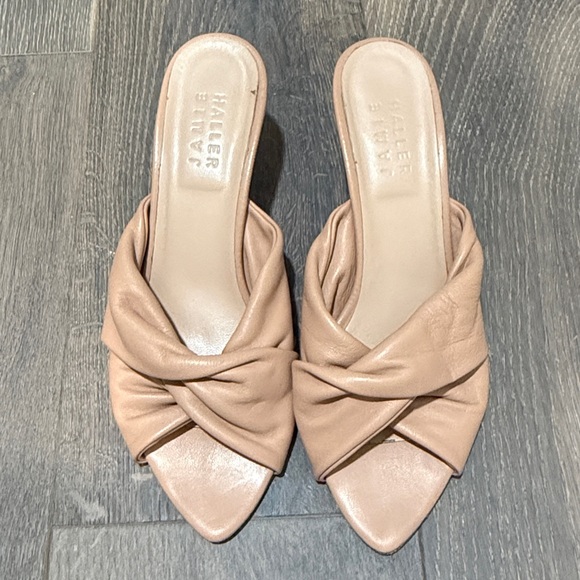 Jamie Haller Shoes - Jamie Haller Knot Heel Sand